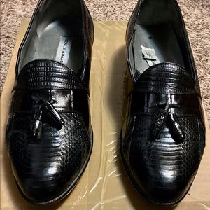 Mens Stacy Adams Genuine Leather Size 13 Dress Shoes